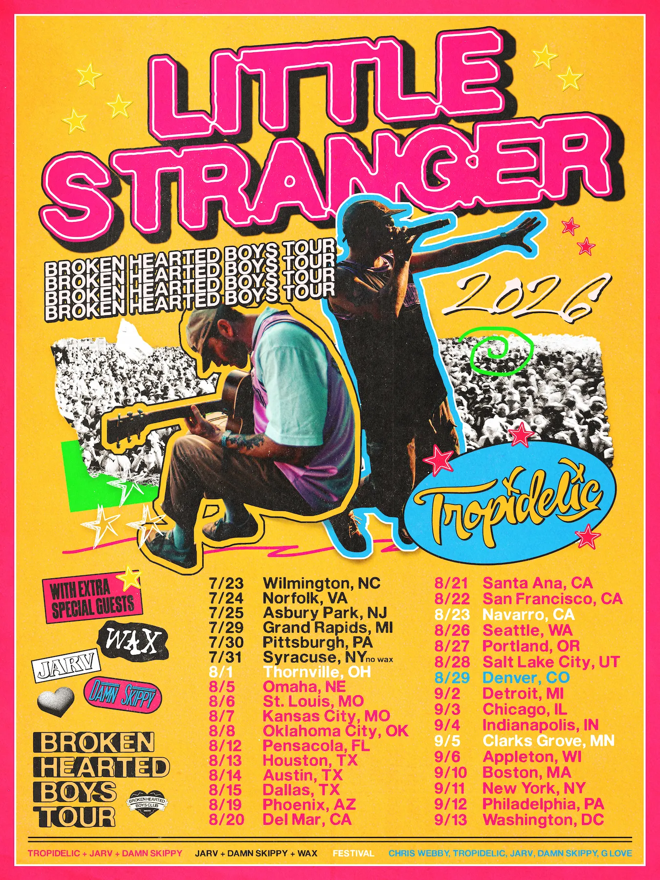 Little Stranger - Broken hearted boys tour - 2026